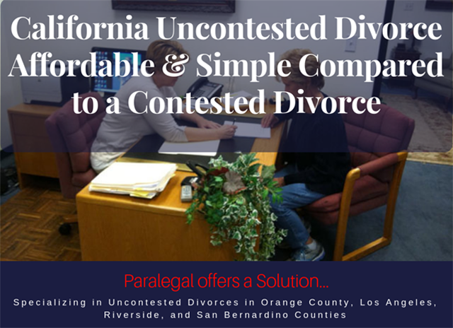 Affordable California Uncontested Divorce Divorce Preparation Services